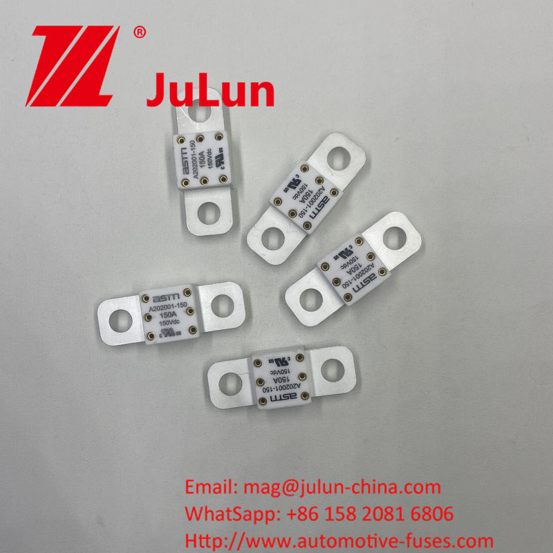 A202001-300A ASTM Ceramic Automotive Fuses for 150VDC Voltage and 39mm Hole Distance