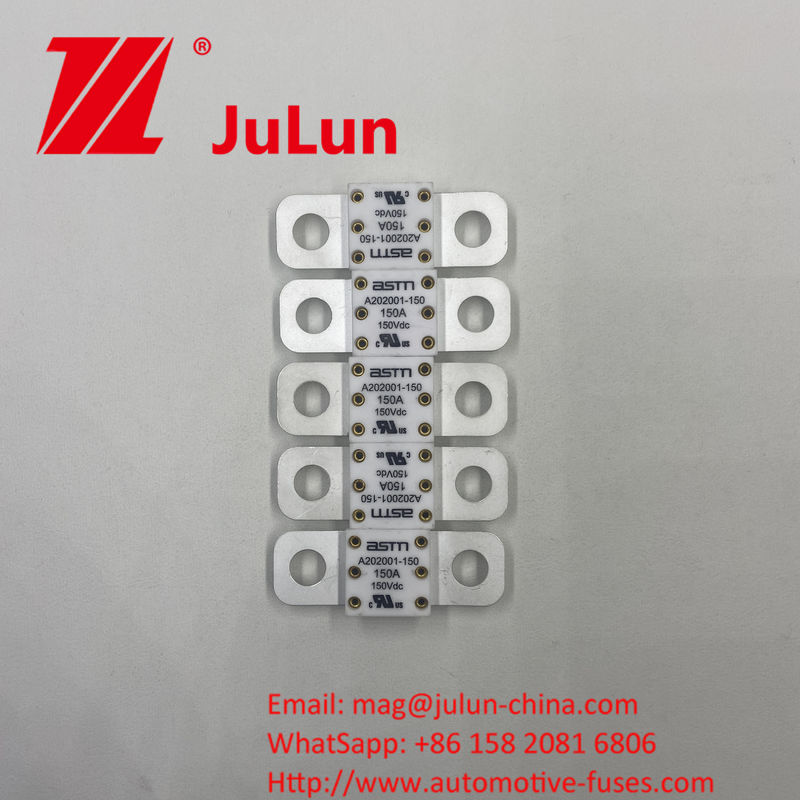 SCREW BOLT A202001-350A Ceramic Automotive Fuses 20*55mm 150VDC for Automotive Communication Systems