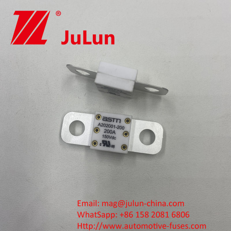 High Current Rating Ceramic Car Fuses A202001-150A ASTM for Short Circuit Protection 100A 150A 200A 250A 300A 350A 400A 500A and Small Size