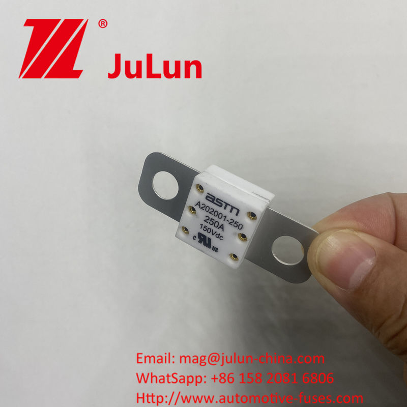 250A 150VDC A202001 ASTM Ceramic Automotive Fuses for Car Charger And Etc. Made of Ceramic Copper Silver Quartz Sand Gold