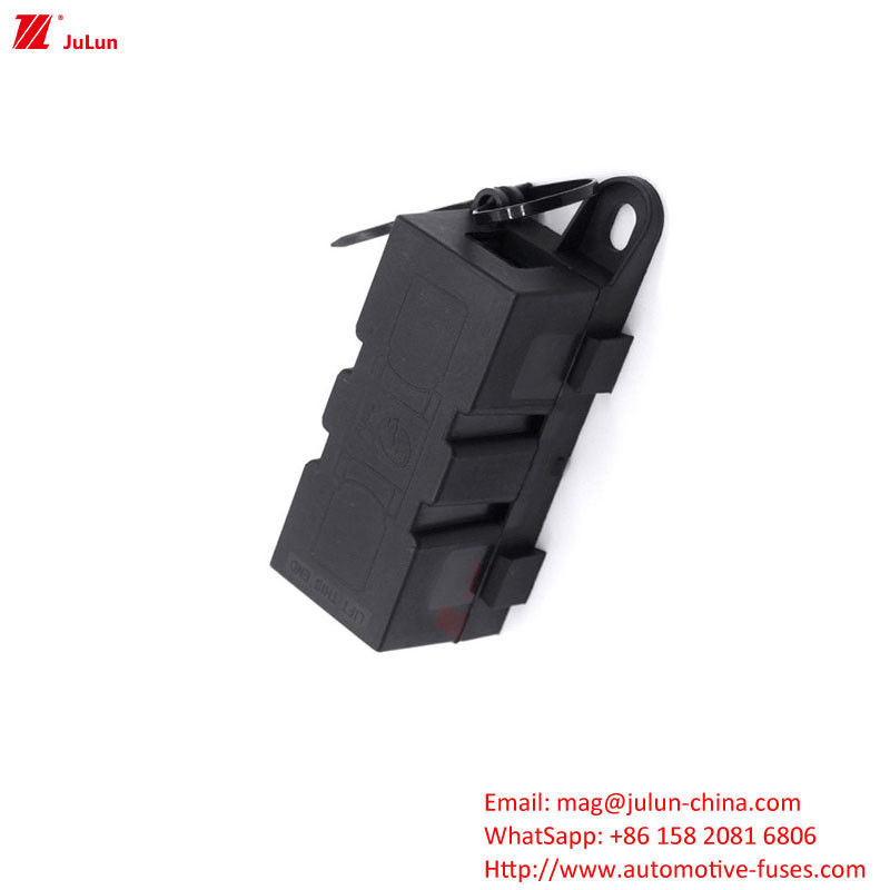 Black Car Fuse Holder Dust Proof Design M5M6M8 Supporting Screw ANM ANS AML Bolt Type Plug Made Of Zinc Alloy Brass