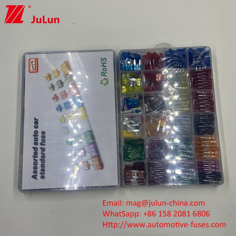0299 Automotive Blade Fuses 15A 32V PA66 Brass For Car Fuse Box Circuit Protection