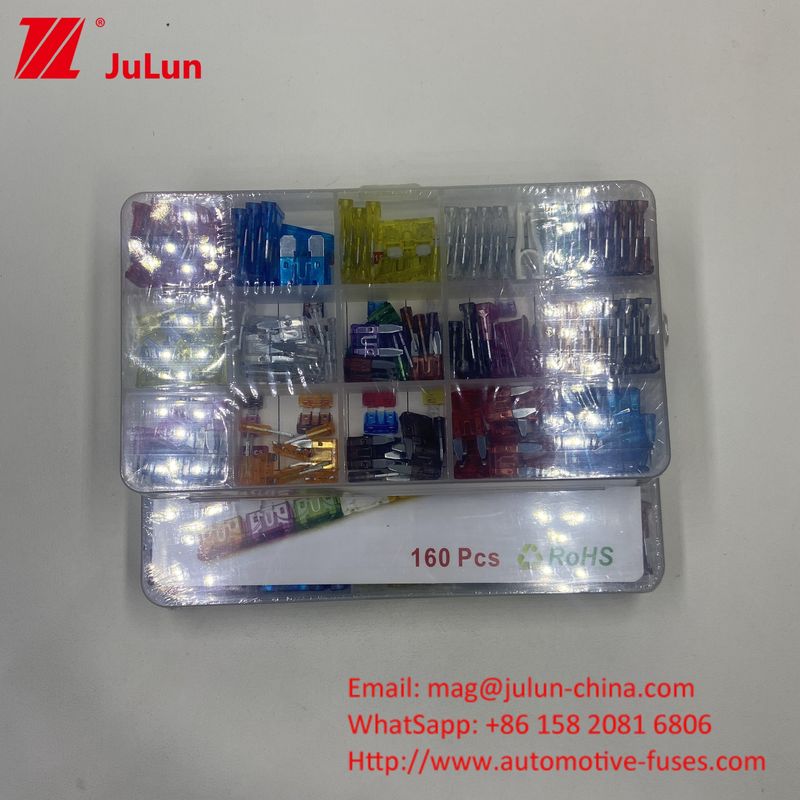 Auto Blade Fuses 40A 32V Made Of PA66 Brass For Cars SUVs Trucks