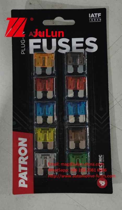 Automotive Electronics 30A Blade Car Fuses With And Efficiency 32V 58V Ehicles Buses Watercraft