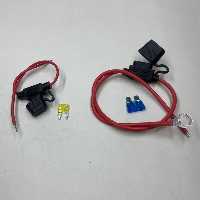 UL Waterproof Inline Blade Fuse Box Standard/Medium Plug in Car Fuse Holder with 22awg 20awg 18awg 16awg 14awg 12awg 10awg