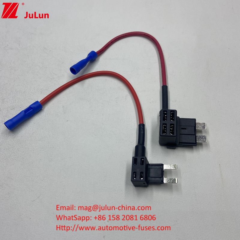 F3A 5A 10A 15A Fuse Tap 16AWG Car Add a Circuit ACU Blade Fuse Adapter with Fuse Holder for Cars Trucks