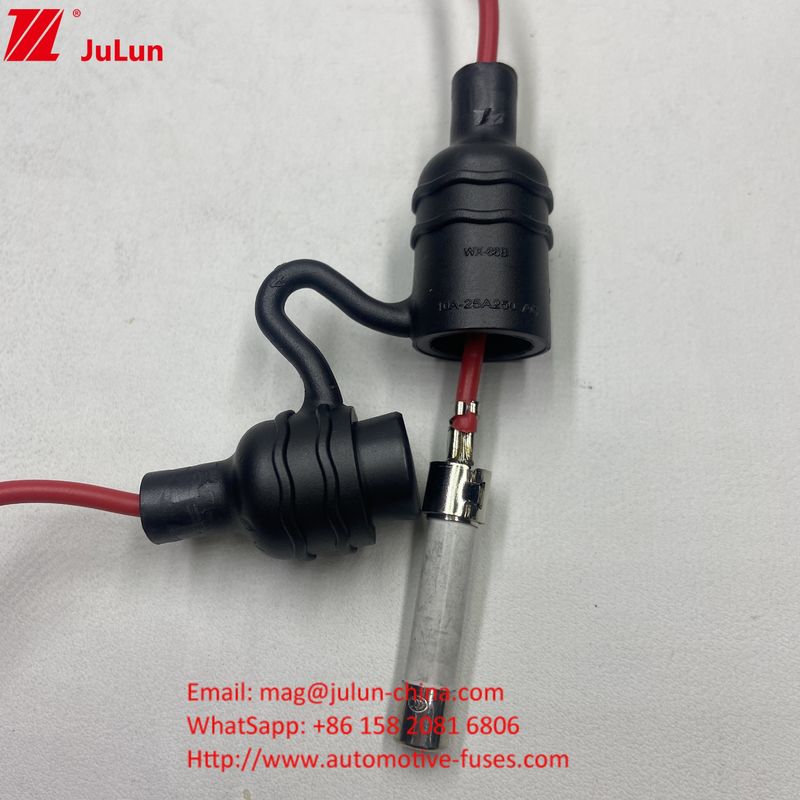 With UL Wire Cable IP68 Waterproof Inline Fuse Holder Fuse Components For 5*20 6*32mm Glass Ceramic Fuses
