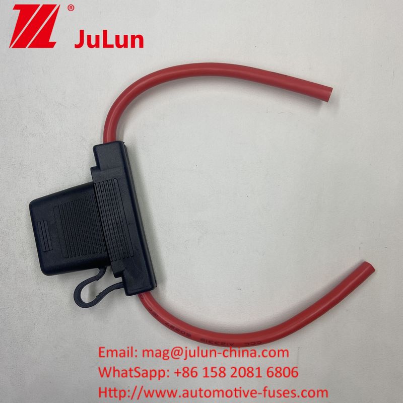 ATC/ATO Custom Inline Fuse Holder 14AWG 16AWG 18AWG 20AWG Wiring Harness 80AMP Blade Fuse Automotive Fuse Holder