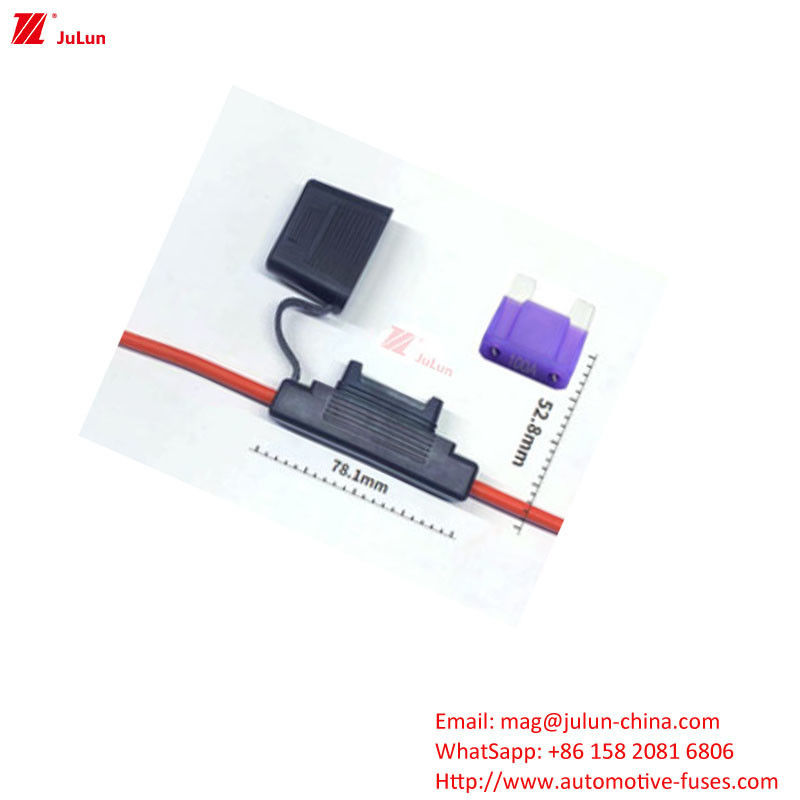 Waterproof Car Fuse Seat, Card Groove Perfectly Matched, Maximum Voltage 32VDC 58VDC