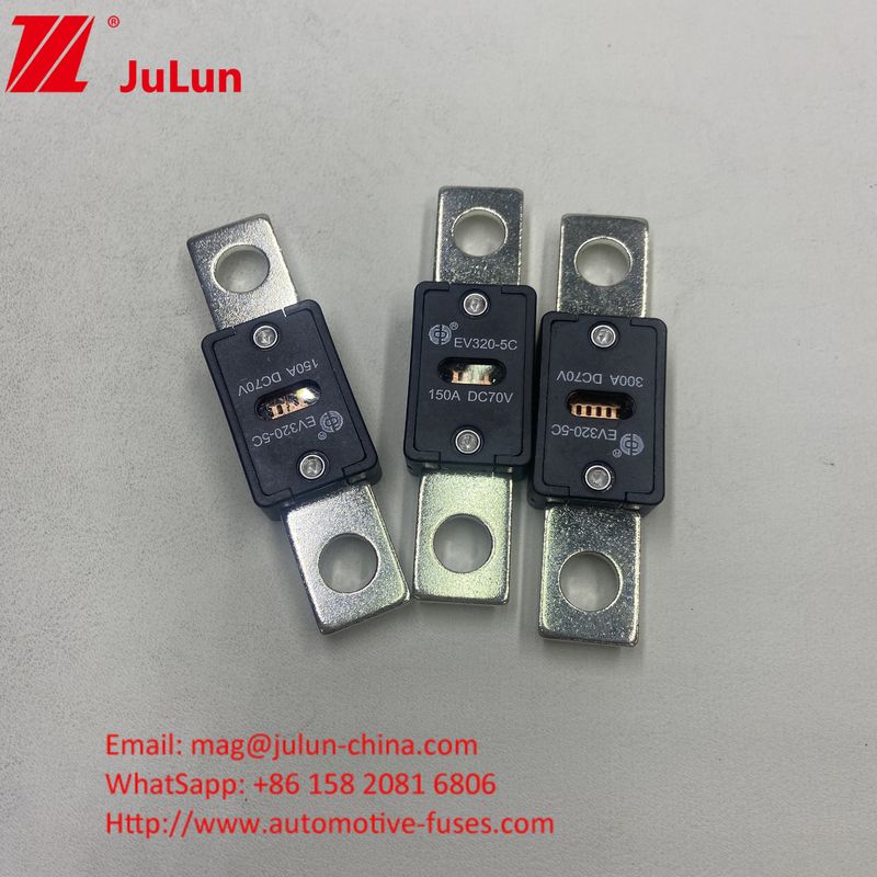 150A 70VDC EV320-5X Ceramic Automotive Fuses Quartz Sand Electrical Characteristics 1.0In 4 Hours 3.0In 10s Max