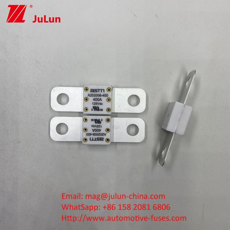 350A 125VDC Car Battery Fuse Current Rating 100A 150A 200A 250A 300A 350A 400A 500A