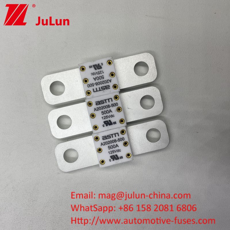 ASTM 250A 125V Ceramic White Color Fuse In Car Battery