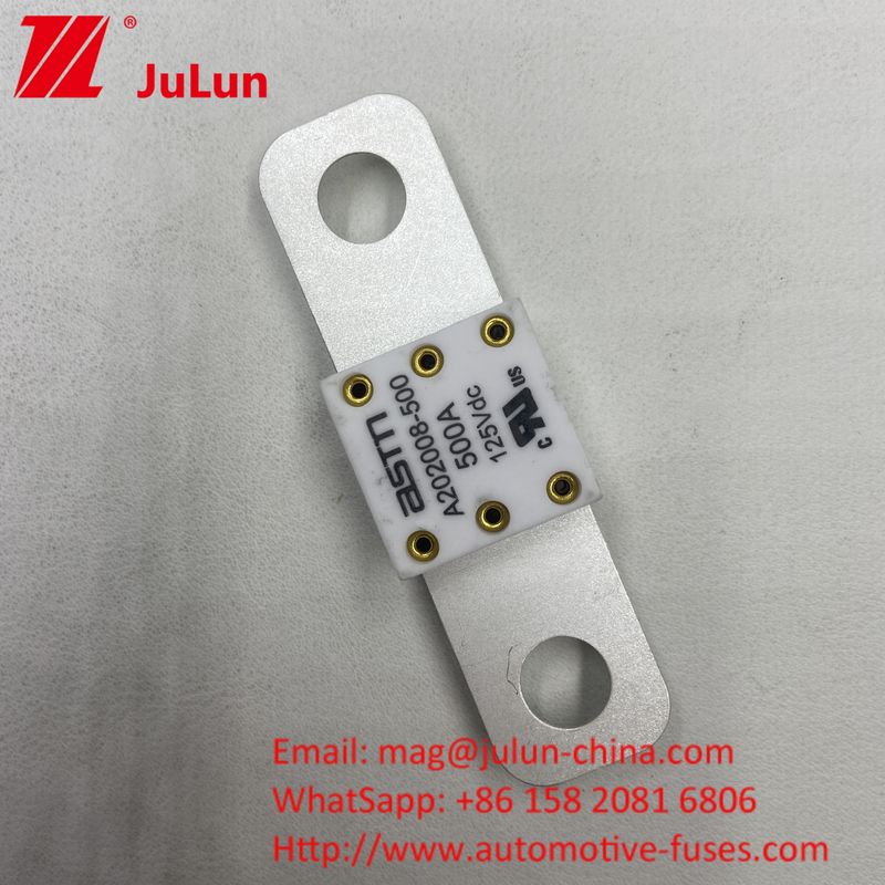 300A 125VDC ASTM M8 Bolt Car Battery Fuse Durable Long Lasting For Heavy Duty Applications