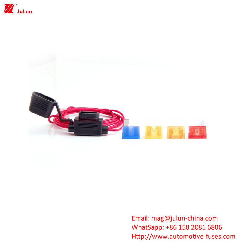Customizable Car Waterproof Fuse Holder Plug In Fuse Rated Voltage 32V-58V