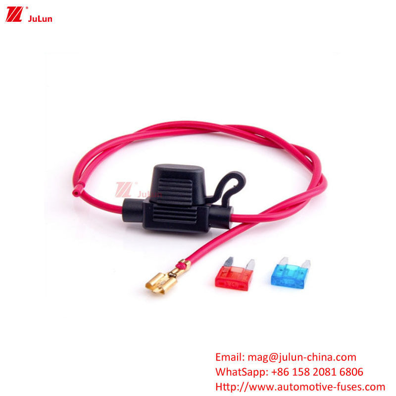 Automobile Waterproof Automotive Fuse Holder Pure Copper Oxygen Free Wire Core Material