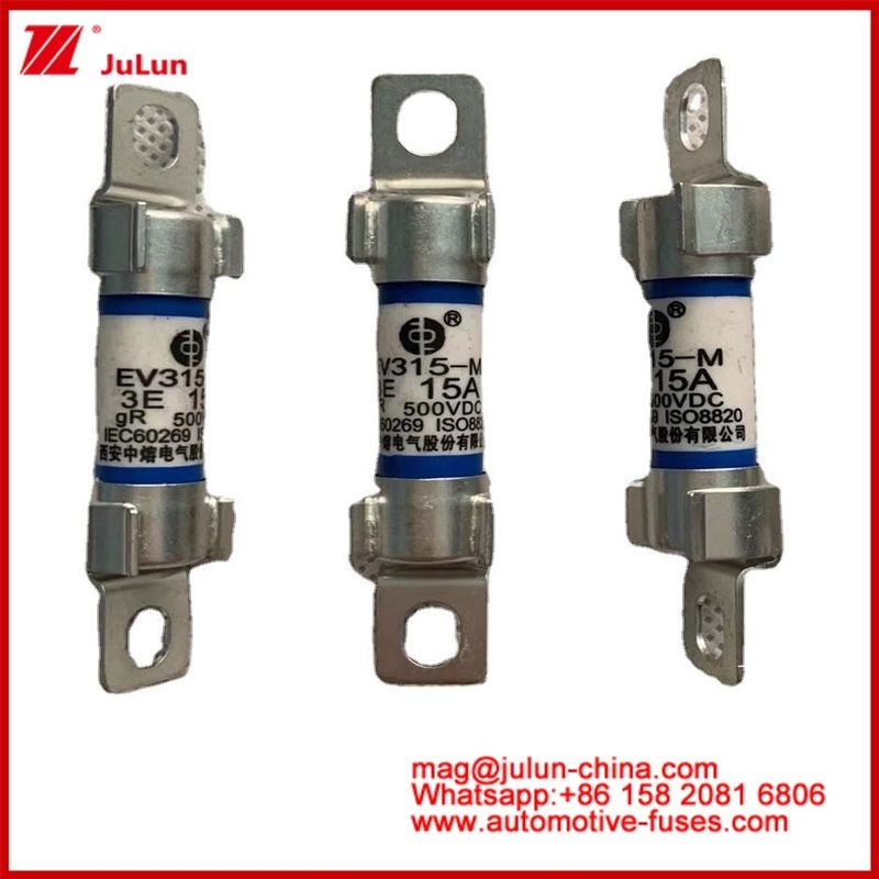 EV315-M 15A 500VDC GR Ceramic Tube Automotive Tubular Fuse Circuit Protection Environmental Reliability Conforms To ISO8820