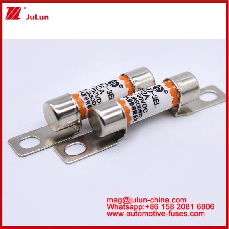 EV322 3EL 32A DC700V Tubular Ceramic Fuse Compact Size High Rated Current Short Circuit Protection
High Breaking Capacity At 100Vdc/125Vdc Bolted Structure