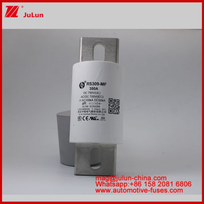 RS309-MF 350A Automobile Bolt Stud-mount Ceramic Tubular FUSE DC700AV DC Specifically Designed for EV / HEV Protection