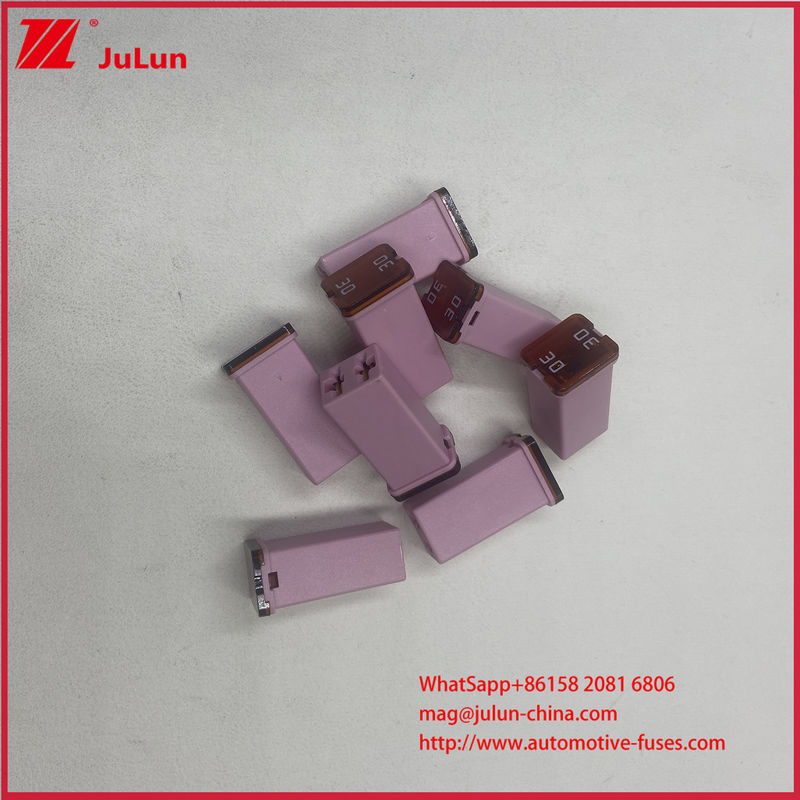 PC Cover 30A PA66SBFC-JT Fuse Cartridge Pacific Low-Amperage Plug-In Type Fuse J Case Slow Blow Auto Fuse DC32V Car Marine RV Automotive Circuit Breakers
