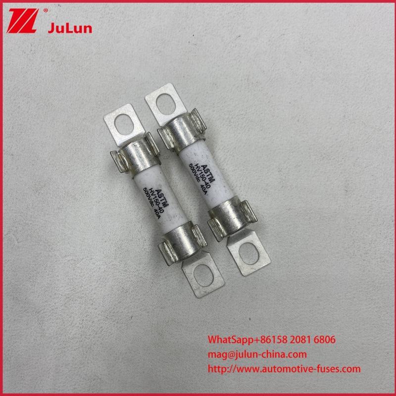 EV Energy Storage Bolt Fuse Ceramic EV HV150 15A BP30A DC500V Electric Vehicle Fuse