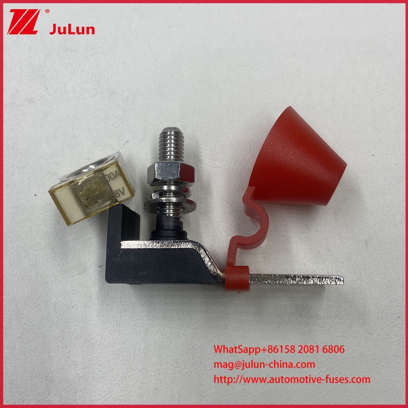 Fuse Holder Car MRBF Terminal Fuse Block Kit Single Stud 5/16" (M8) Compact Marine Rated Battery Fuse