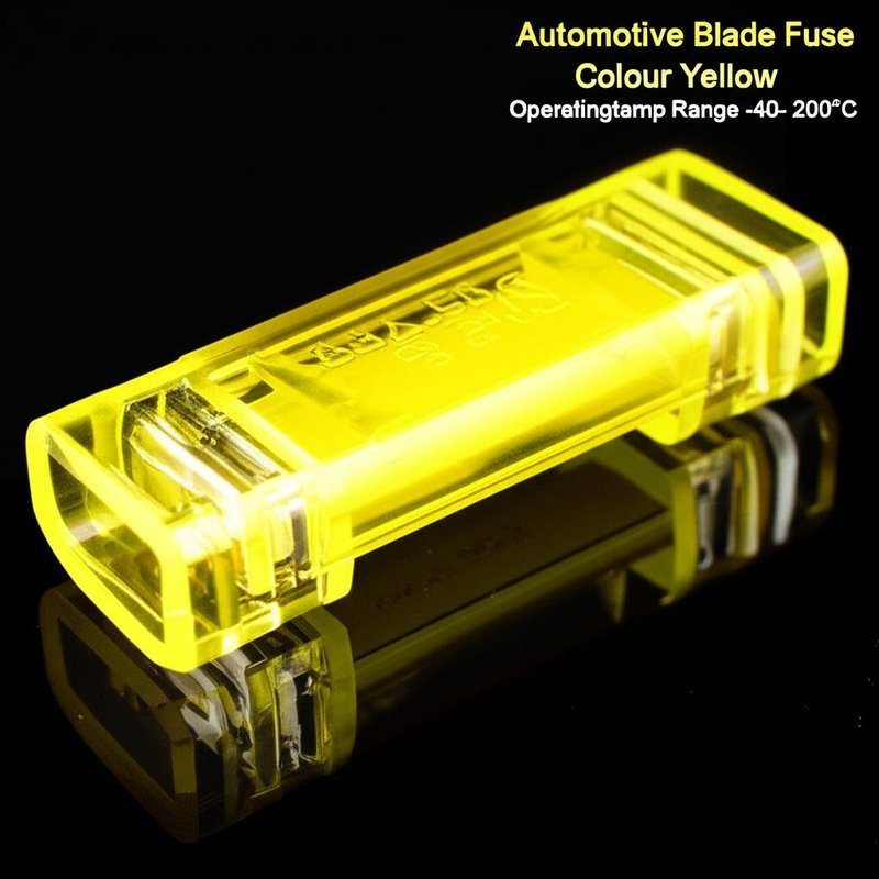 Automotive Blade Fuses Colour Yellow Operatingtemp Range -40- 200°C Energy Storage Systems