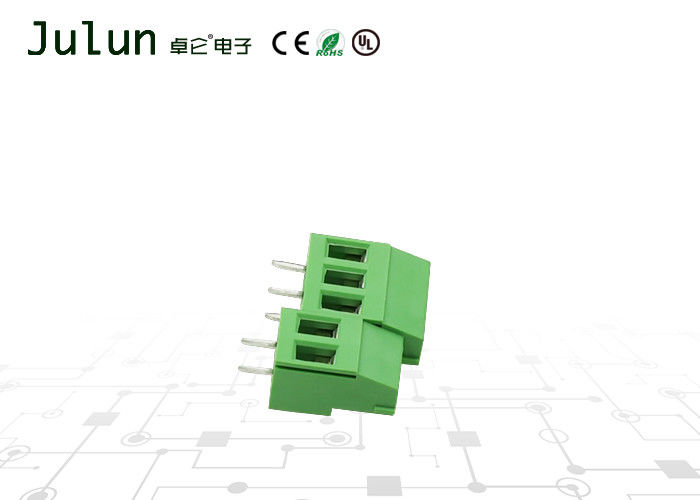 Screw Type Electrical Terminal Block Screwless Male And Female Pair Plug
