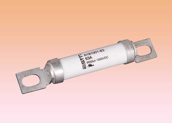 Solar energy photovoltaic Vehicle 1000v Fast Acting Dc Fuse 40a~80a Ceramic Material