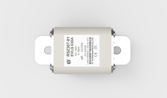 Excellent DC Performance EV Ceramic Fast Fuse RSZ307-01-EVLQ 630A 750VDC