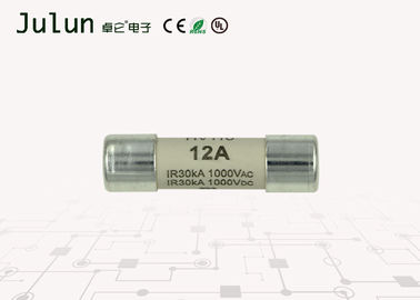 10x38mm 12 Amp Solar Pv Fuses 1000V AC / DC For HVDC / Digital Instrument