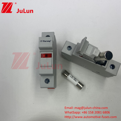Solar Photovoltaic Protection RT18-32 15A 20A 32A Fuse Holder With Led Indicator For S