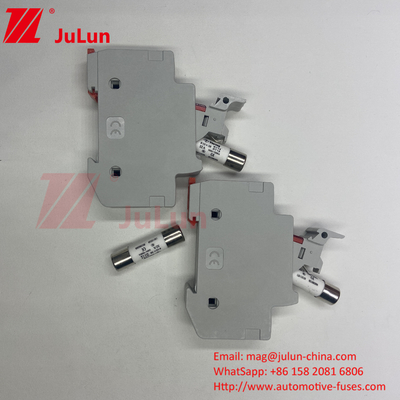 20A Solar PV Fuse Holder With Fuse For Photovoltaic Bus Box  Nqqk RT16D-00 TPS DC Current 80V 250A Solar Energy Fuse