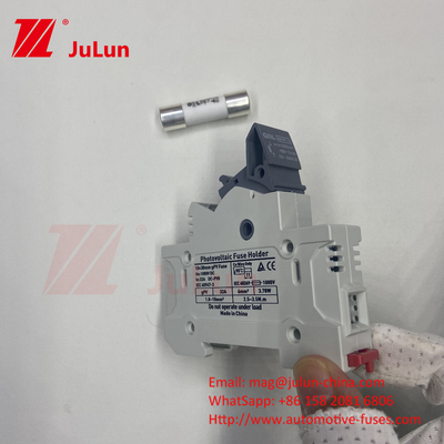 Solar PV Mersen Fuse 10a 1000v Fast Blow 32a 1000vdc 22*58mm DC1000V Fuse Din Rail Fuse Carrier Holder