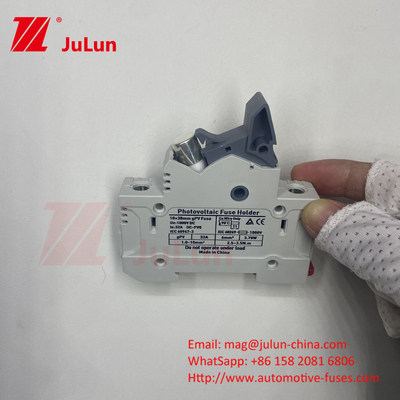 AC RT18-32X Fuse Holder Fusibles Base Box 10x38MM 500V Fast Blow Ceramic RO15 RT18 DIN Rail Moun Single Fuse Holder