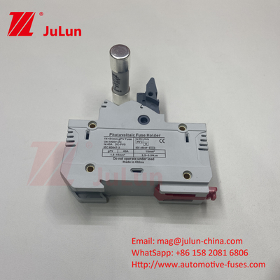 1000VDC Solar PV Din Rail Fuse Balloon Fuse 10x38mm RT18-32 Fuse Link AC