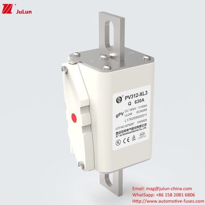UL TUV PV String Fuses 350A-630A For Solar Photovoltaic Systems