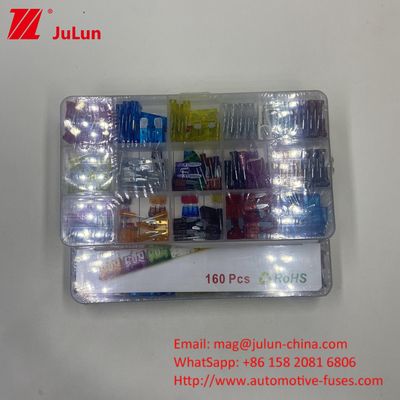 Auto Blade Fuses 40A 32V Made Of PA66 Brass For Cars SUVs Trucks