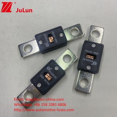 EV320-5C 200A 70VDC Electric Vehicle Fast Charging Fuse 68*19*10mm Hole Distance 51mm