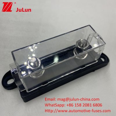 40A 50A 60A 70A 80A 100A 200A 250A 300A 400A 500A ANM Mega Bolt-Down Auto Fuse Holder Block With Clear Insulating Cover