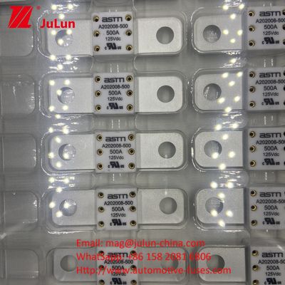 Electric Current 200A ASTM A202008 125VDC Ceramic Vehicle Fuses For Long-Lasting Performance