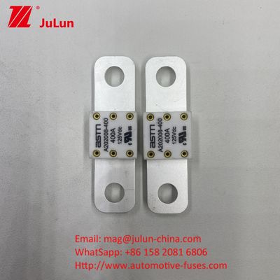 Ceramic Automotive 125VDC A202008 500A Fuses Screw Bolt Mounting Method And 50.8mm Hole Distance