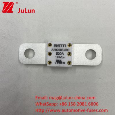 ASTM Car Battery Fuse 50.8 Distance Between 2 Holes 200A 125VDC 20KA