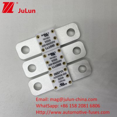 Electric Vehicle EV White Color 350 Amp Ceramic Fuse 125VDC