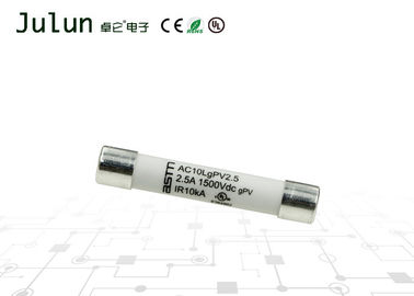 Porcelain 1500 VDC High Voltage Fuse  Ceramic Thermal Fuse Photovoltaic Protection 10* 57mm