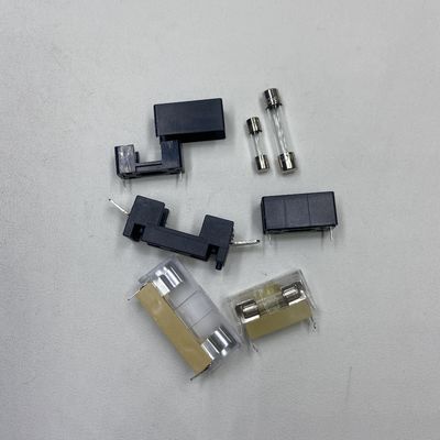 6*30mm 5*20mm Panel Mounted Black 25A 250V  Glass Fuse Holder