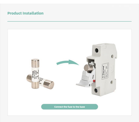 PV Fuse Holder AC 3A 500V Match 10*38mm