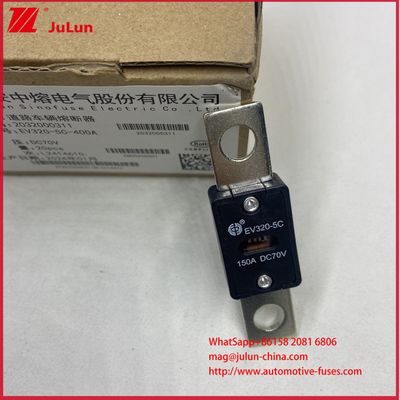Electric Car Special EV320-5C 5X 150A 80A DC70V Road Vehicle Fuse Rated Current 80A～500A Safety Reliability for EV