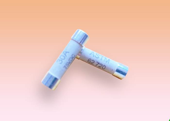 High Current Time Delay 63V 6x25mm Ceramic Tube Fuses UL248-1 / UL248-14